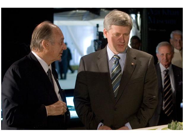 Hazar Imam with Prime Mister Stephen Harper